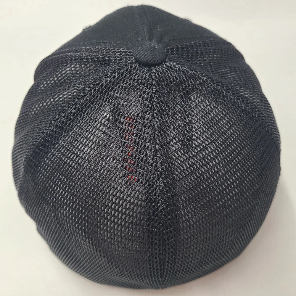 Volcom Hat Fitted One Size Trucker Mesh Black Hawaii Stone Rainbow Surf Skate